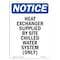Signmission OSHA Notice, 5" Height, Heat Exchanger Supplied By Site Sign, 5" X 3.5", Portrait OS-NS-D-35-V-13439 - alternate 1